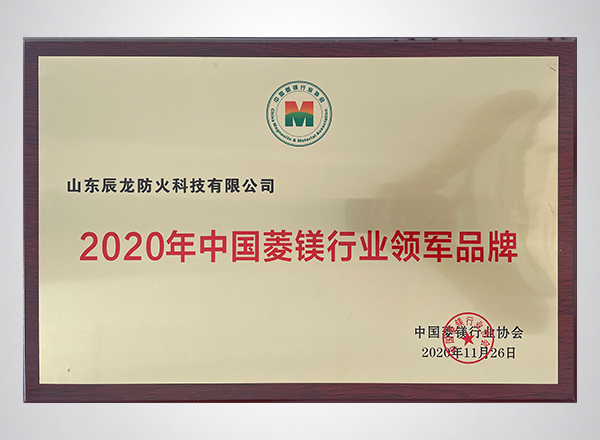 2020年中国菱镁行业领军品牌